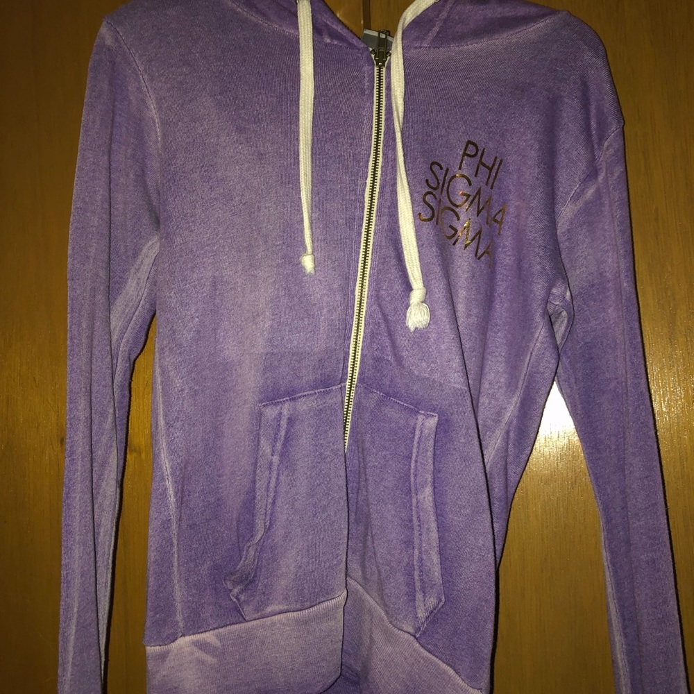 Phi sigma sigma zip up hoodie
